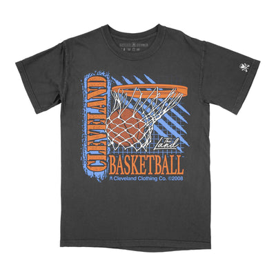 Cleveland Throwback Basketball - Unisex Crew T-Shirt