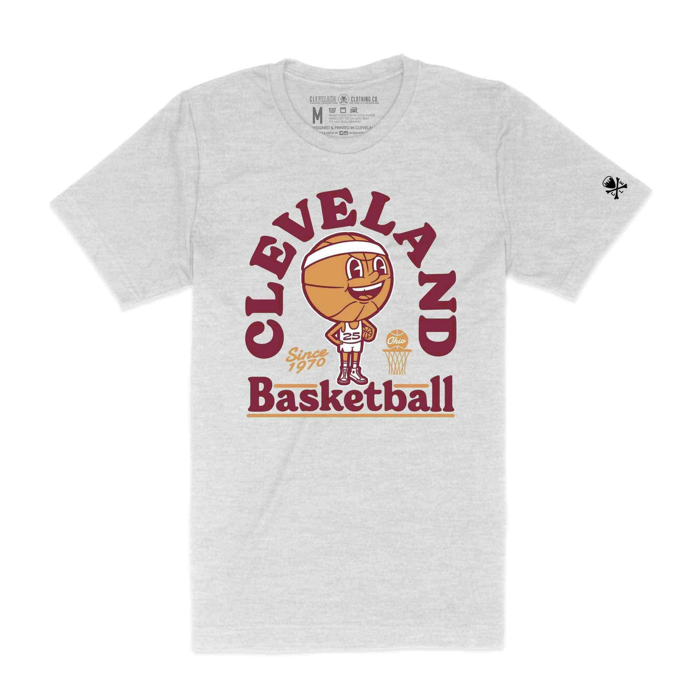 Cleveland Basketball Mascot - Unisex Crew T-Shirt