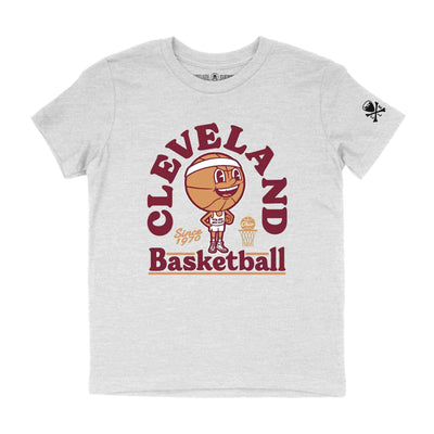 Cleveland Basketball Mascot - Youth Crew T-Shirt