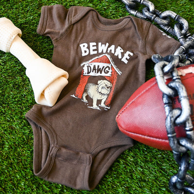 Beware Of Lil' Dawg - Newborn & Infant Bodysuit