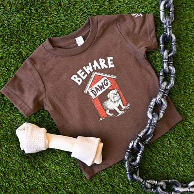Beware of Lil' Dawg - Toddler Crew T-Shirt