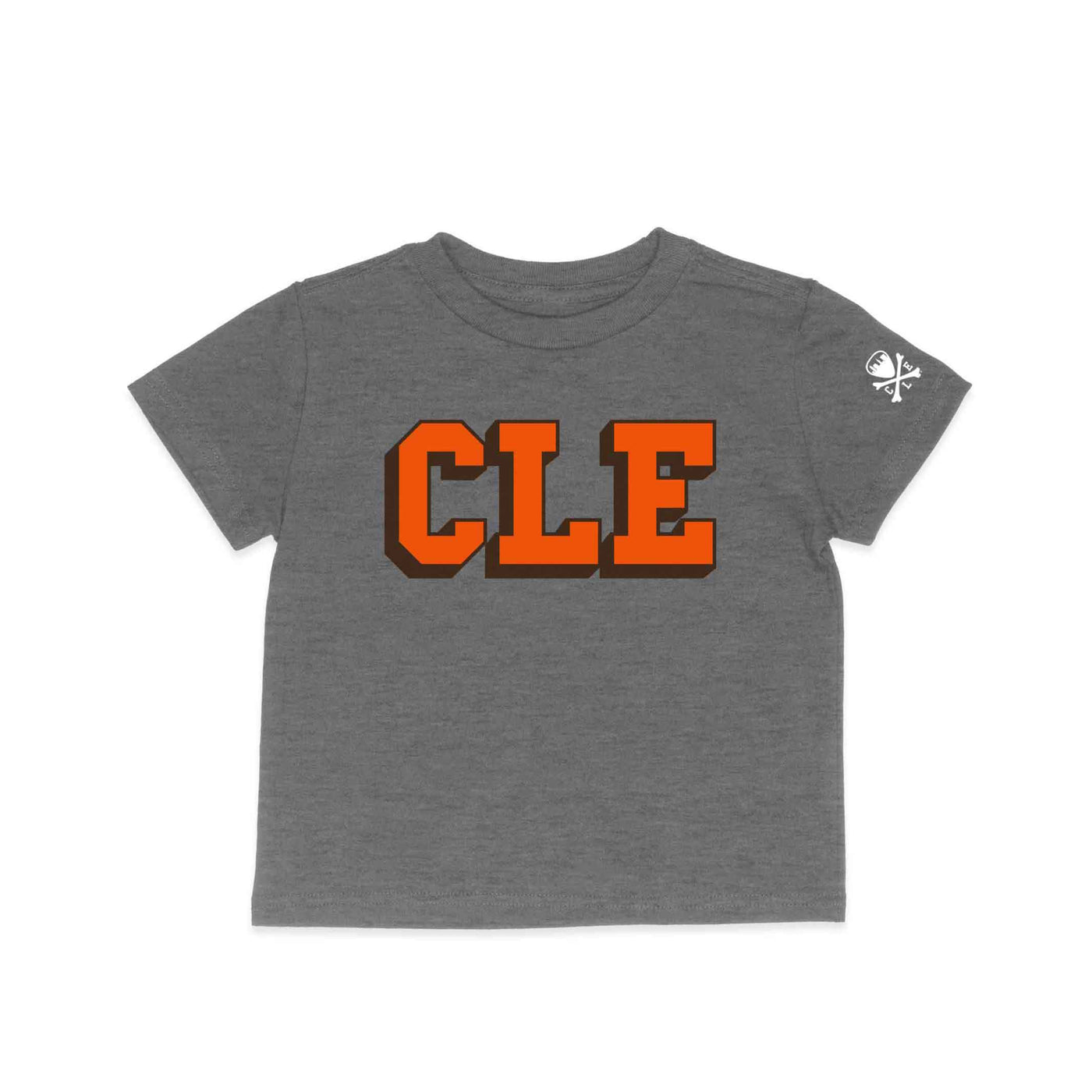 CLE College - Brown/Orange - Toddler Crew T-Shirt