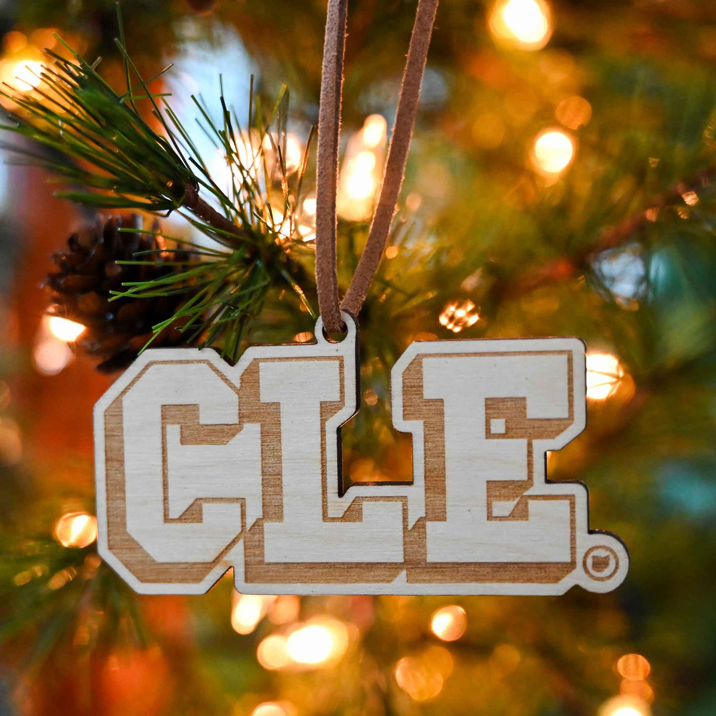 CLE College - Wood Ornament