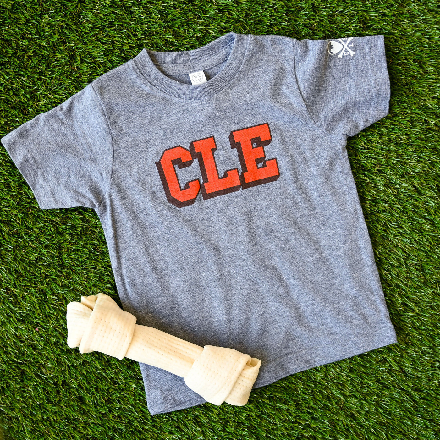 CLE College - Brown/Orange - Toddler Crew T-Shirt