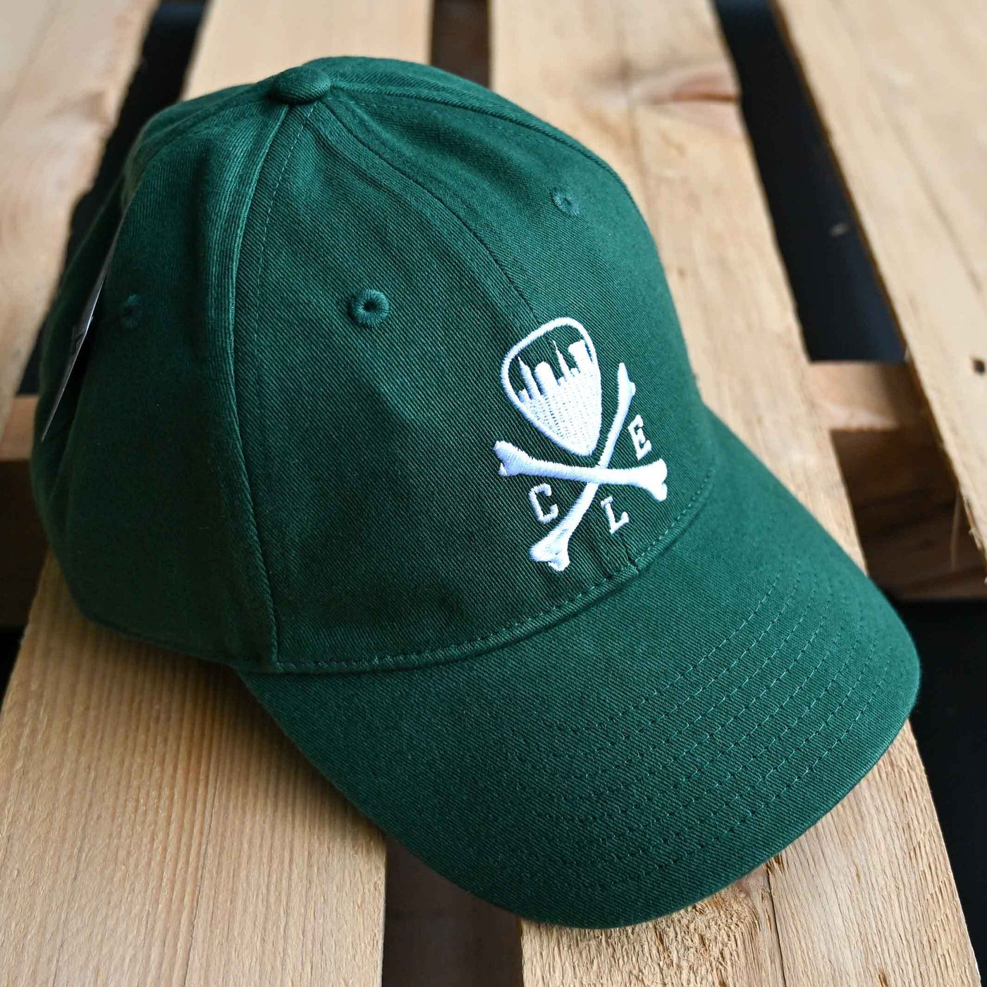 CLE Logo Twill Dad Hat - Forest