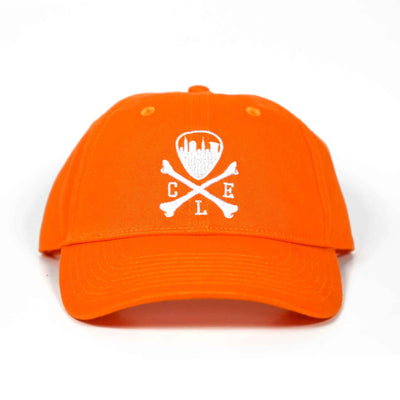 CLE Logo Twill Dad Hat - Orange