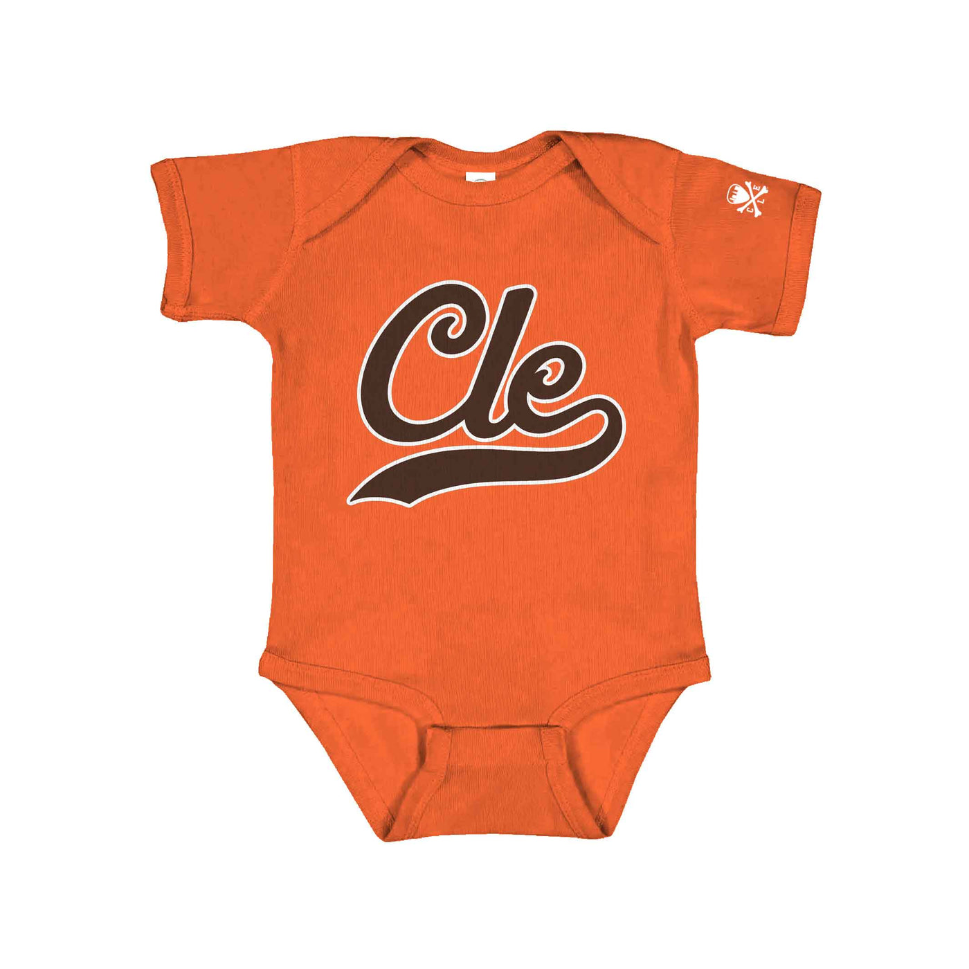 CLE Endzone Script  - Newborn & Infant Bodysuit