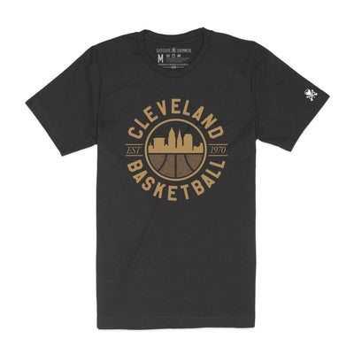 Cleveland Basketball Seal - Unisex Crew T-Shirt