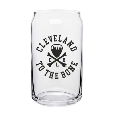 Cleveland To The Bone Pop Can Glass