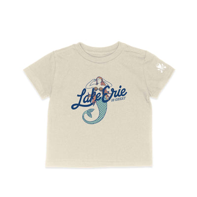Lake Erie is Great Mermaid - Toddler Crew T-Shirt