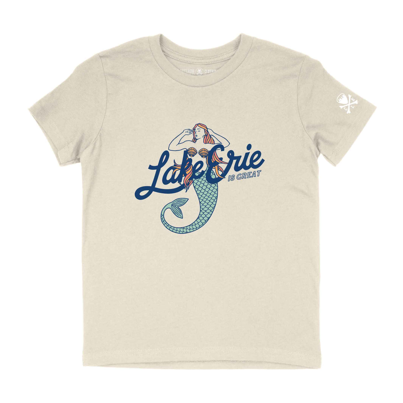 Lake Erie Is Great Mermaid - Youth Crew T-Shirt