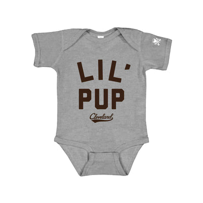 Grey Lil' Pup - Newborn & Infant Bodysuit
