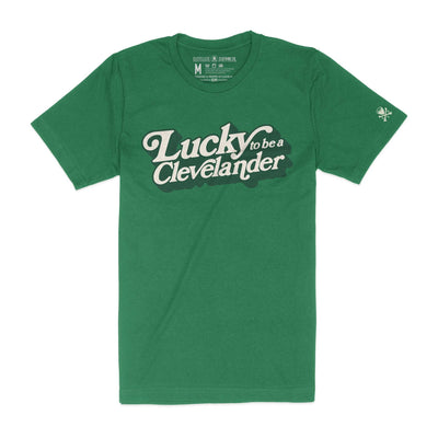 Lucky To Be From Cleveland - Unisex Crew T-Shirt