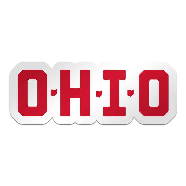 O-H-I-O Sticker
