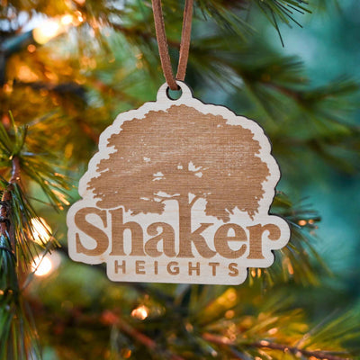 Shaker Tree Wood Ornament