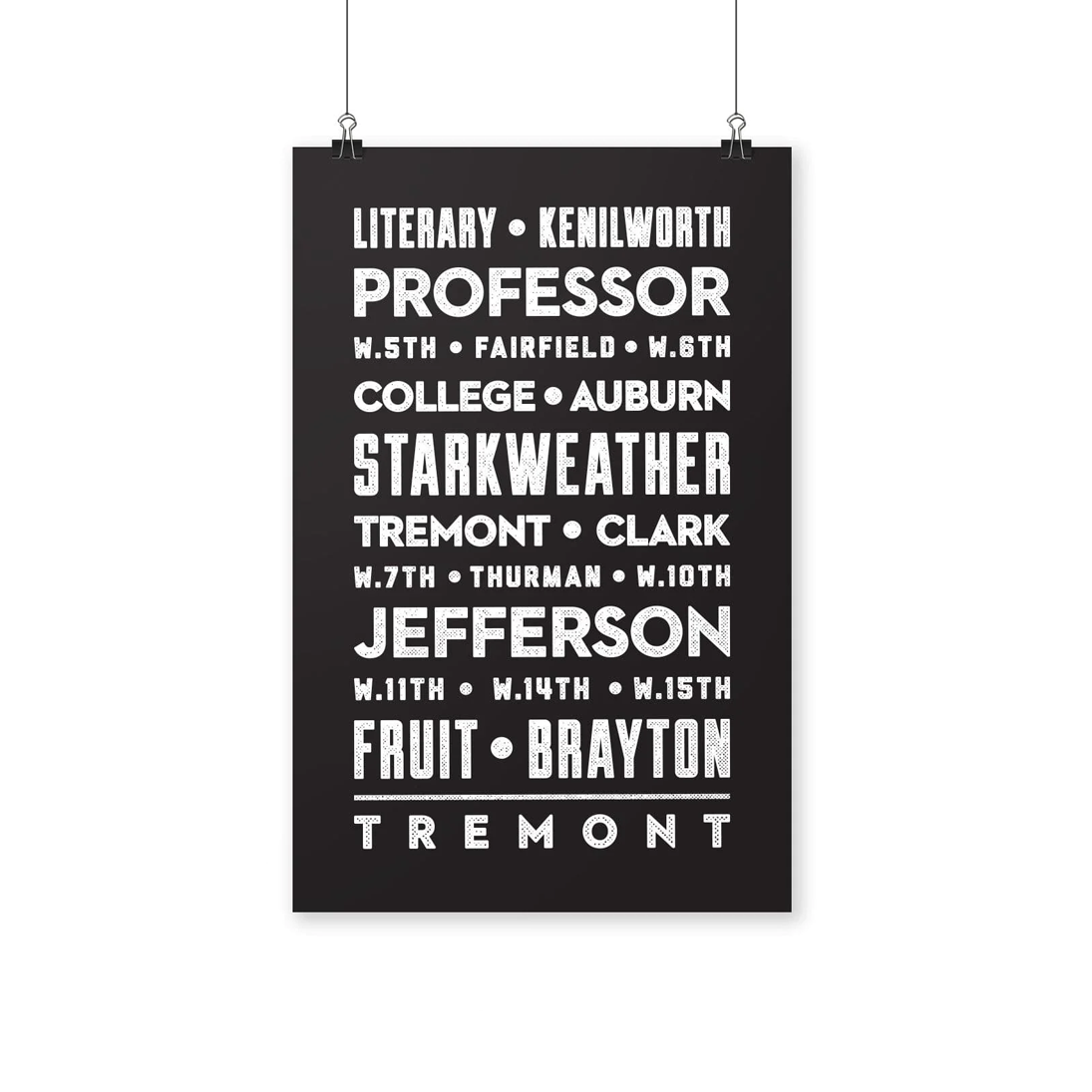 Tremont Streets Poster
