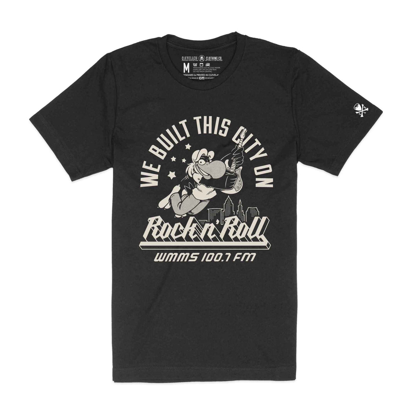 WMMS 'We Built This City' - Unisex Crew T-Shirt *OFFICIALLY LICENSED