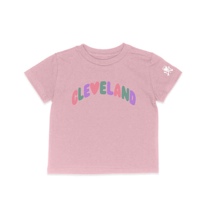 Cleveland Heart Arch - Toddler Crew T Shirt