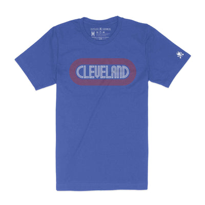 Cleveland Track, Heather Royal - Unisex Crew T-Shirt