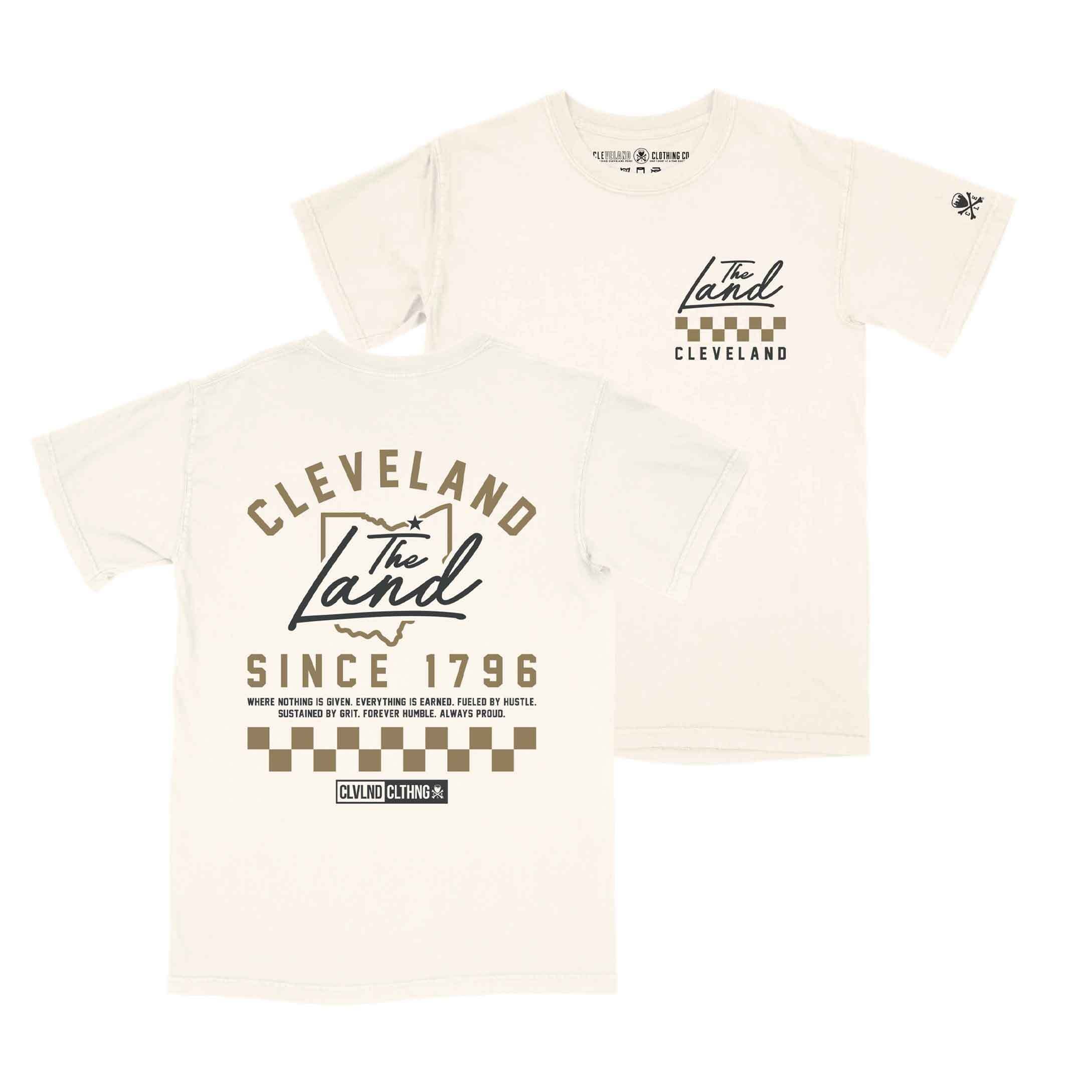 The Land Checkered - Mens/Unisex Crew T-Shirt