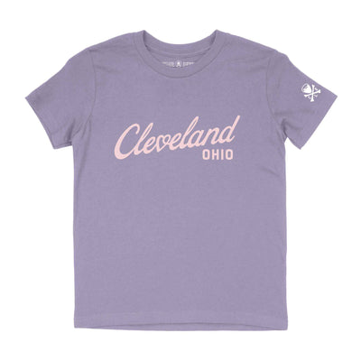Cleveland Heart Script - Youth Crew T-Shirt