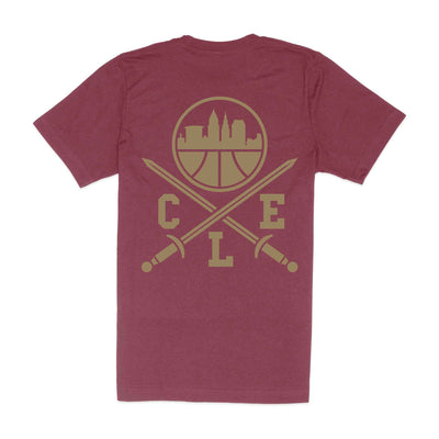 CLE Logo - Basketball Edition - Unisex Crew T-Shirt