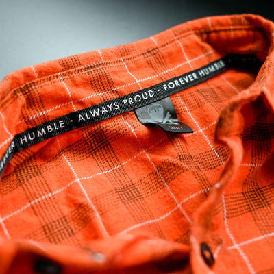 Cleveland Clothing Official Flannel - Brown/Orange