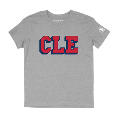 CLE College - Navy/Red - Youth Crew T-Shirt