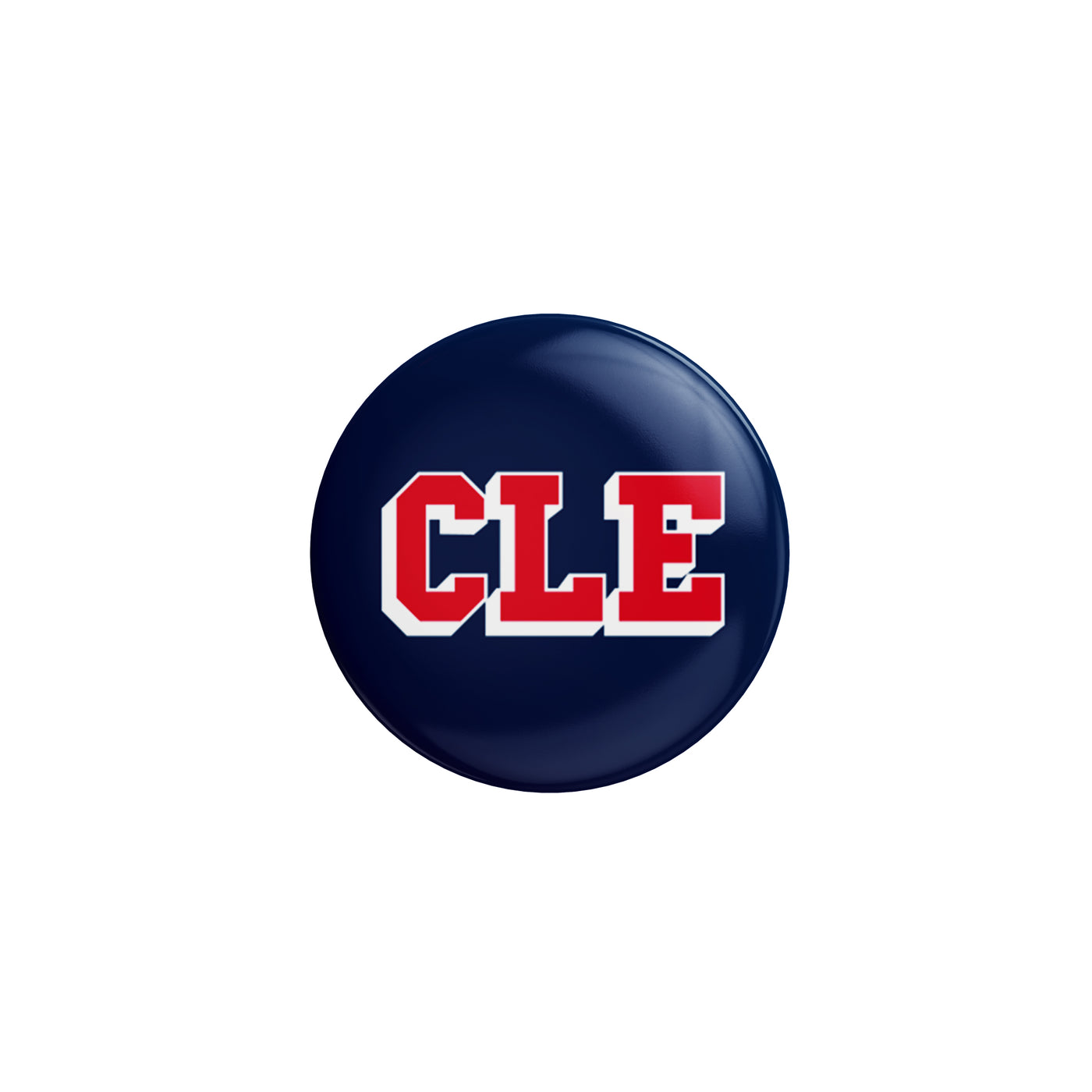 CLE College Navy/Red Button