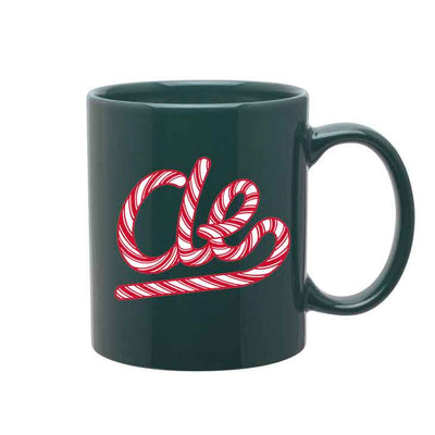 CLE Candy Cane Coffee Mug