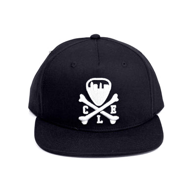 CLE Logo Snapback Hat - Black