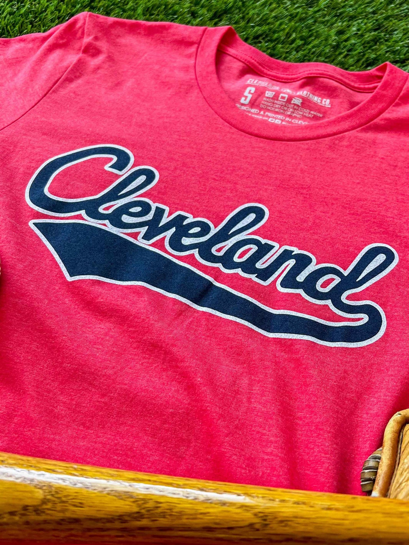 Cleveland Ballpark Script - Unisex Crew T-Shirt