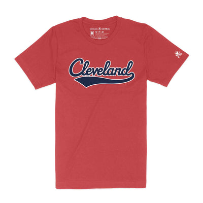 Cleveland Ballpark Script - Unisex Crew T-Shirt