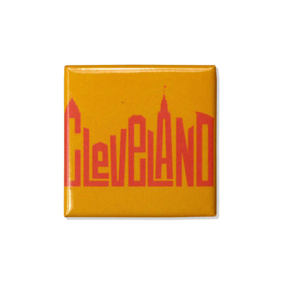 Cleveland Skyline Letters Fridge Magnet