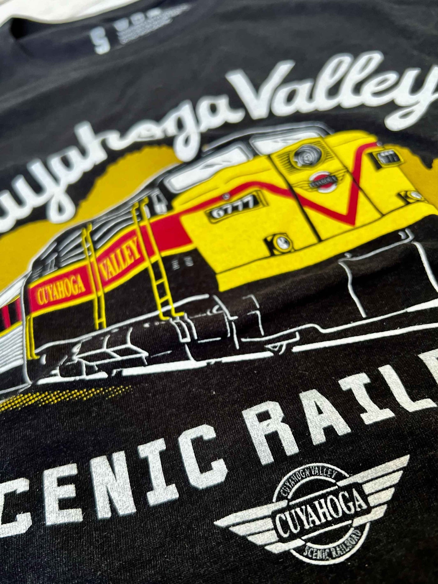 Cuyahoga Valley Scenic Railroad Train - Unisex Crew T-Shirt