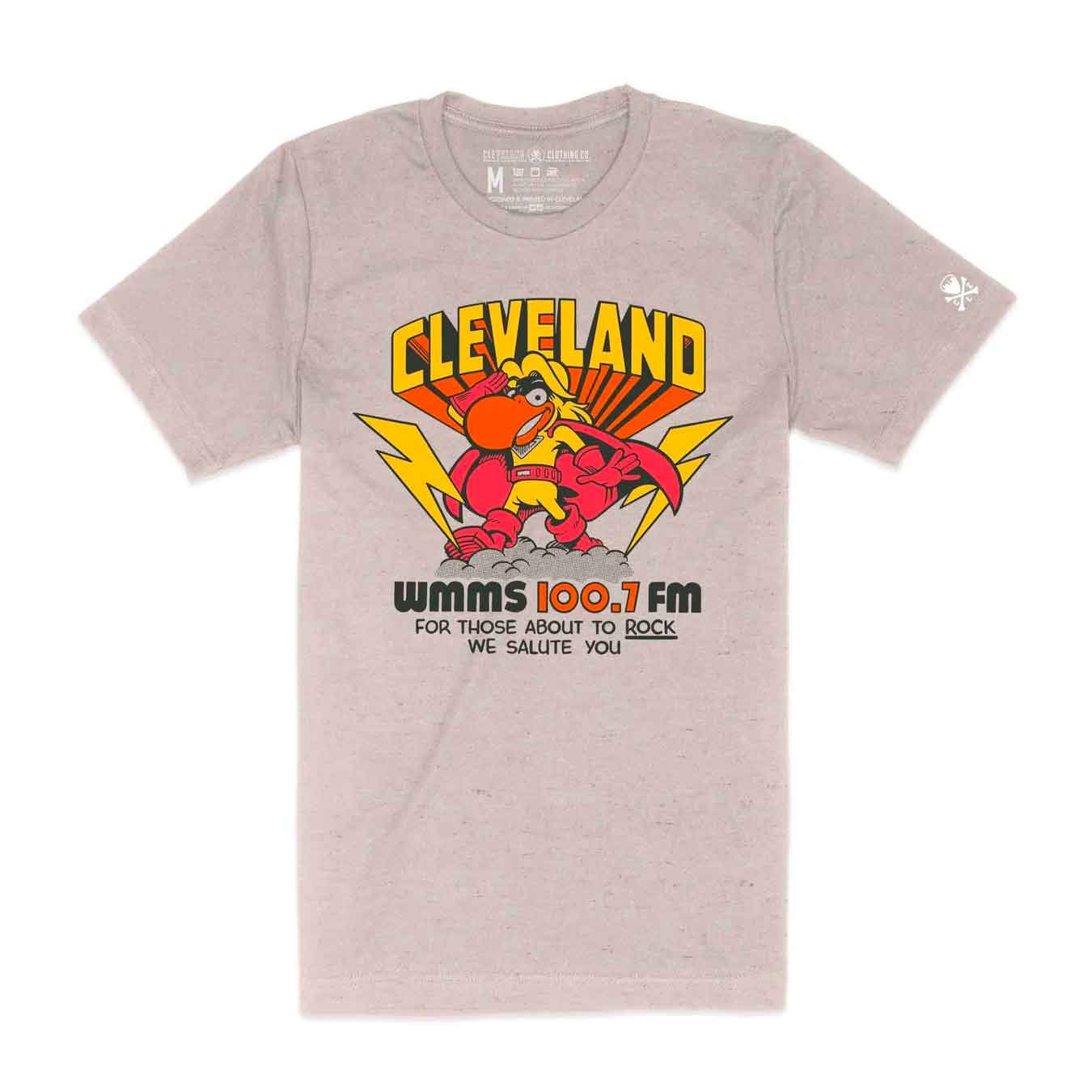 Cleveland Wmms Baseball - Unisex Crew T Shirt, Tee, T-Shirt T-Shirt Ash / S