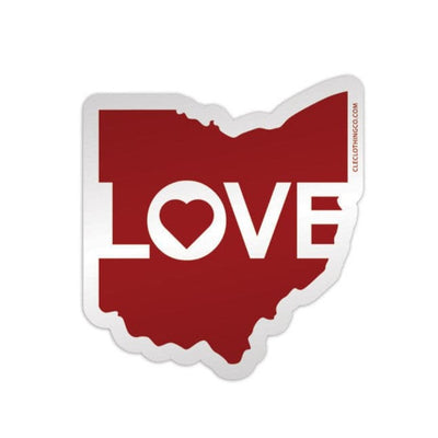Ohio Love - Red - Sticker