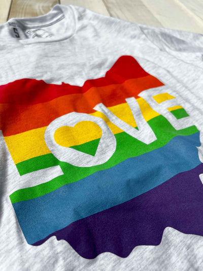 Ohio Love Pride - Unisex Crew T-Shirt