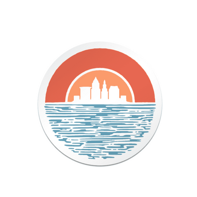 Cleveland Sunset - Sticker
