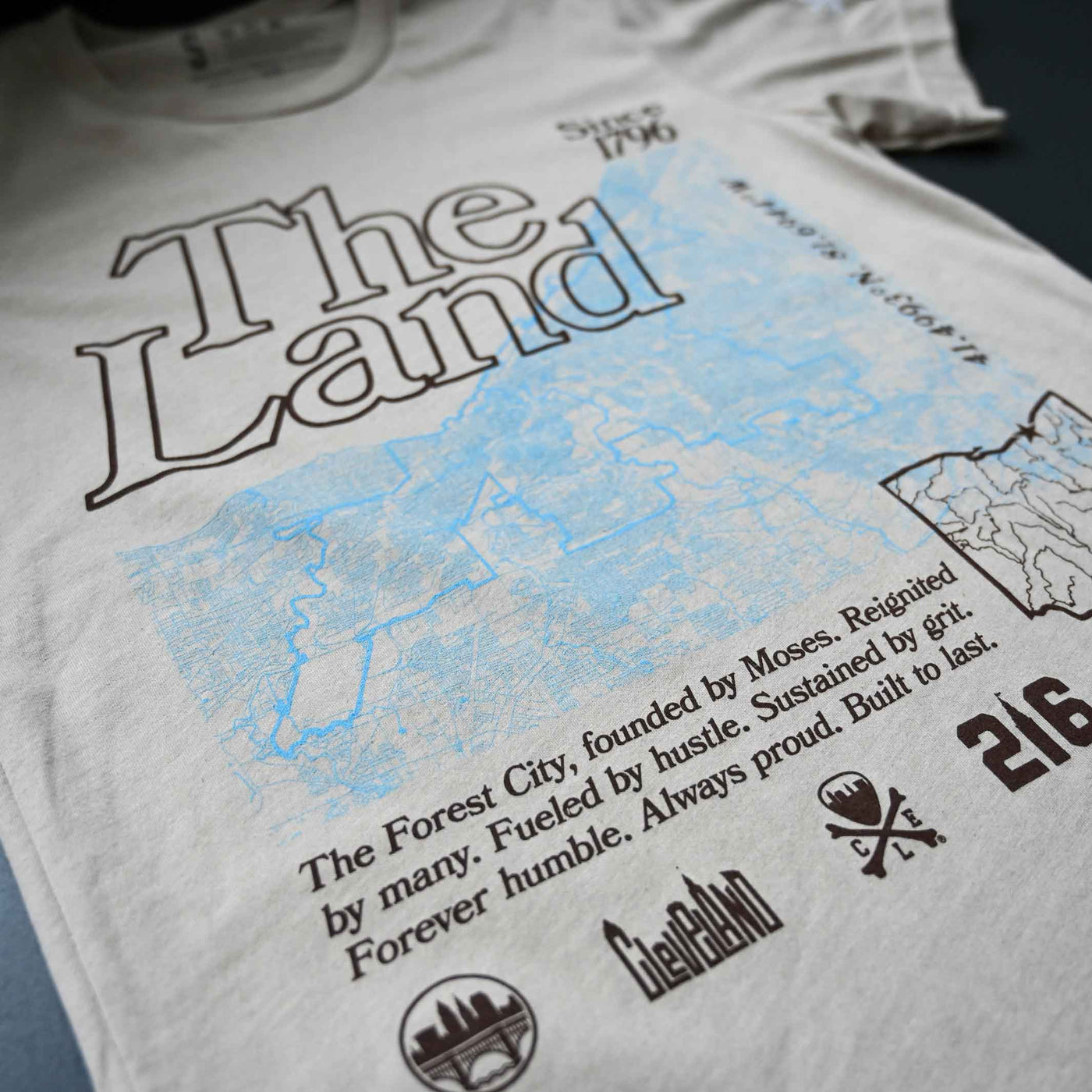 The Land Map - Unisex Crew T-Shirt