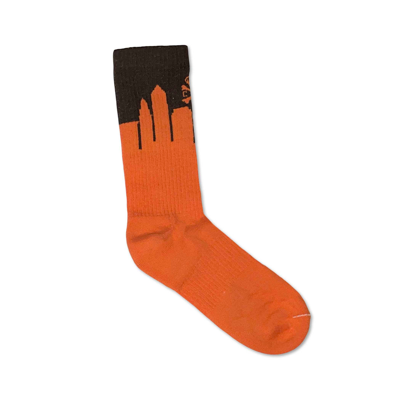 Cleveland Skyline Socks - Brown/Orange