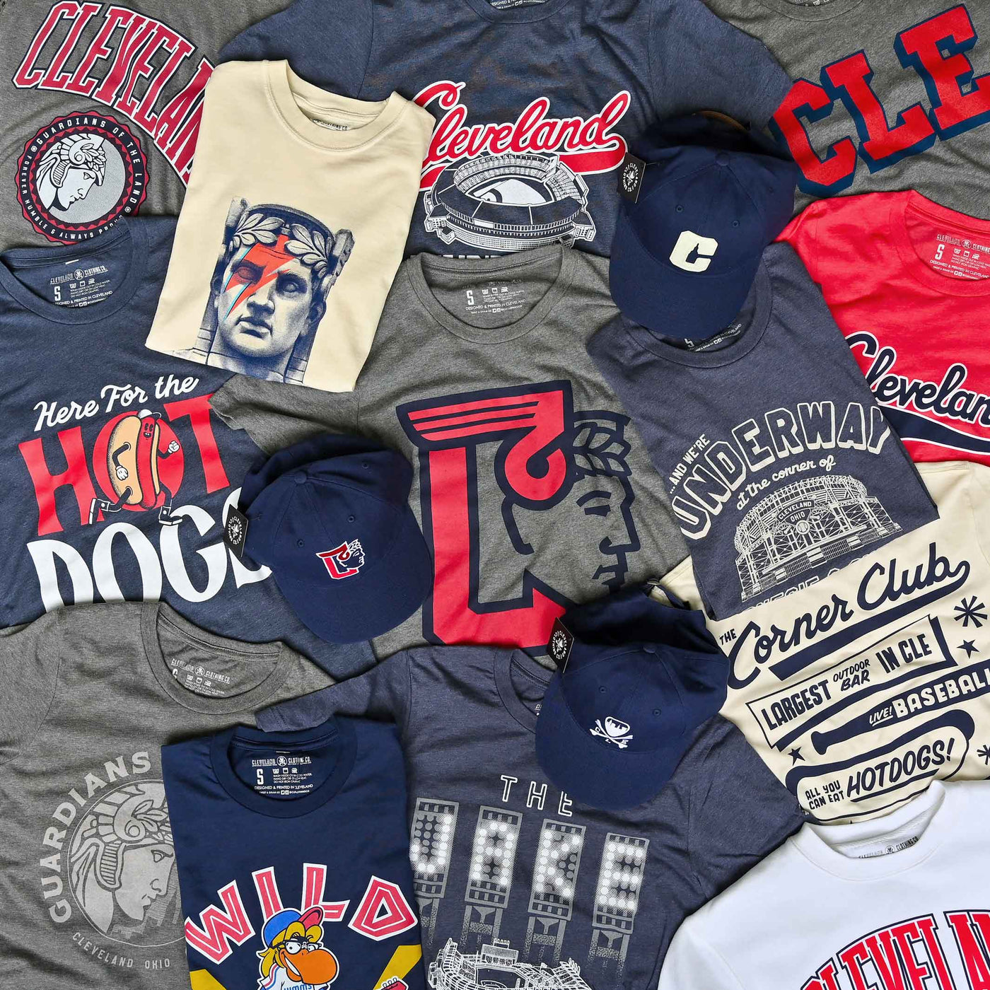 T-Shirts of Cleveland Indians for Men, Women and Youth