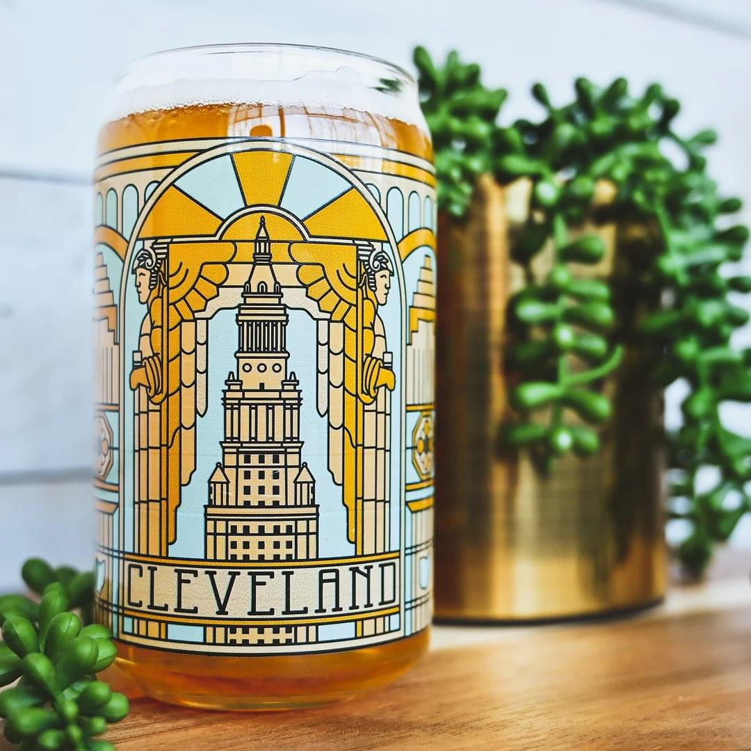 Cleveland Guardians Baseball Beer Mug