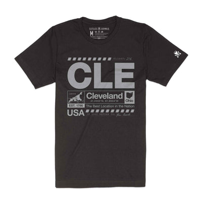 CLE Airport Code - Unisex Crew T-Shirt