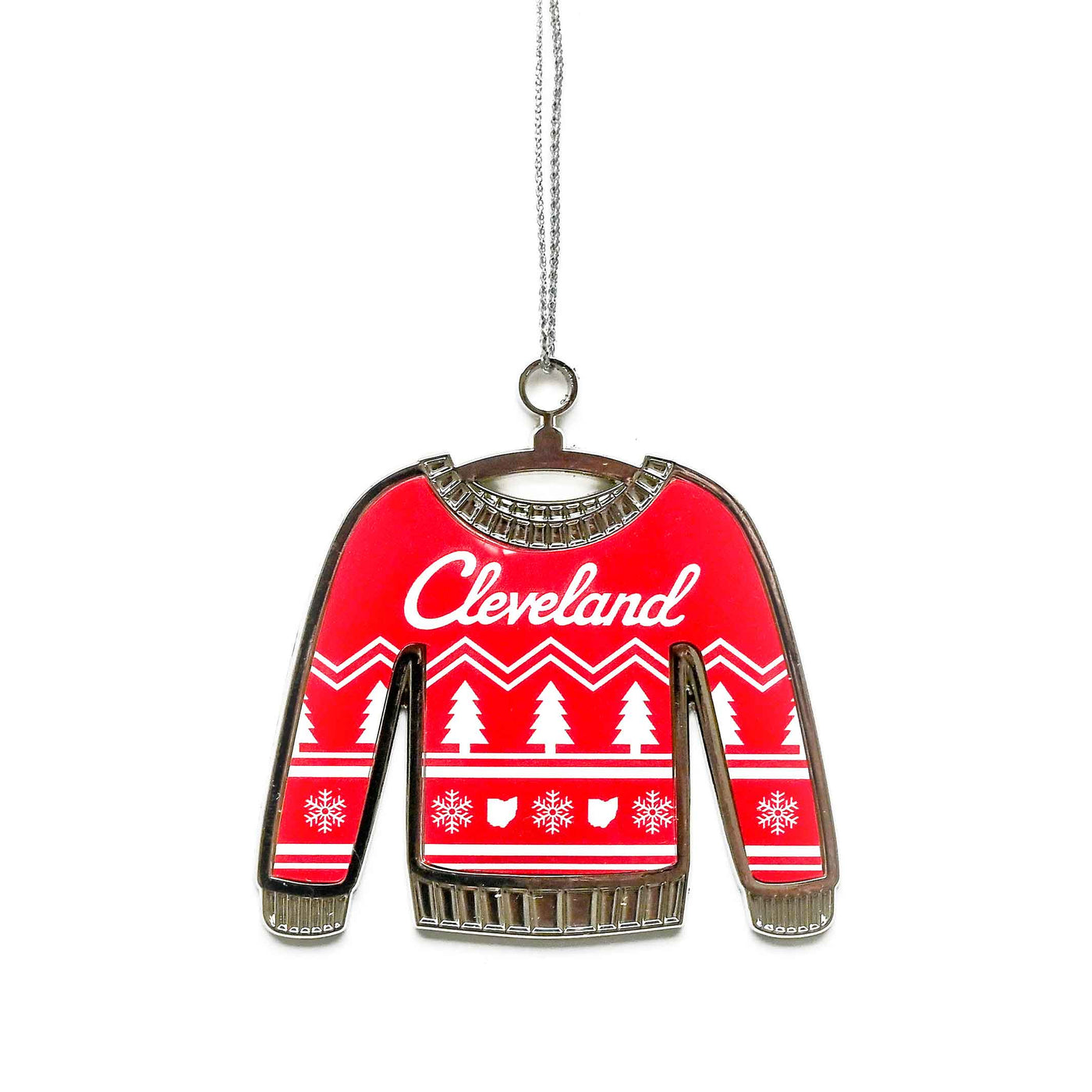 Cleveland Ugly Sweater Ornament