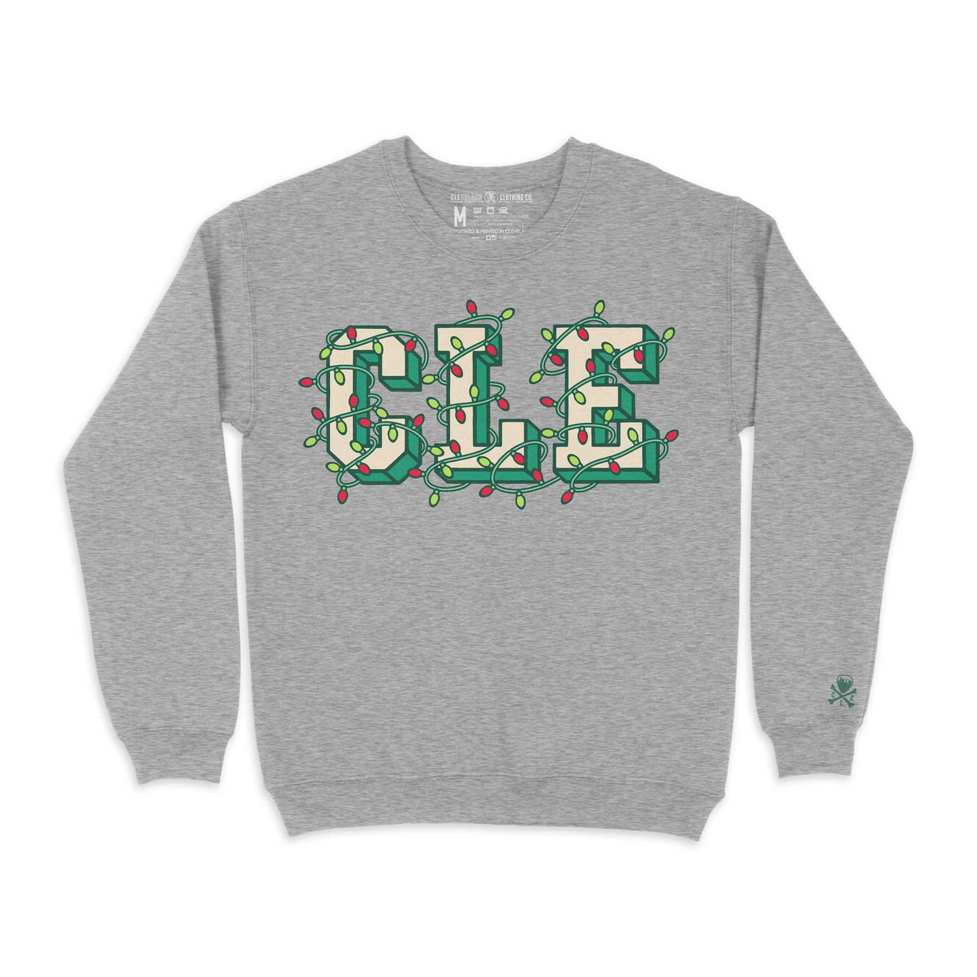 CLE Holiday Lights - Unisex Crewneck Sweatshirt