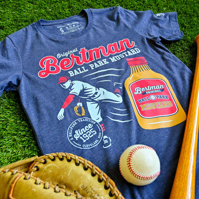 Bertman Ballpark Mustard Pitcher - Mens/Unisex Crew T-Shirt