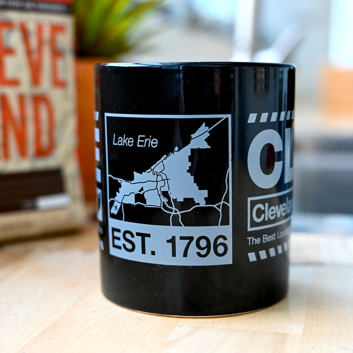 CLE Airport Code Coffee Mug | 11 oz Cleveland Mug