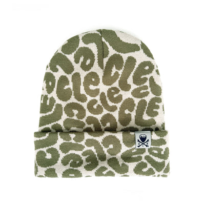 CLE Bubble Letters Knit Hat