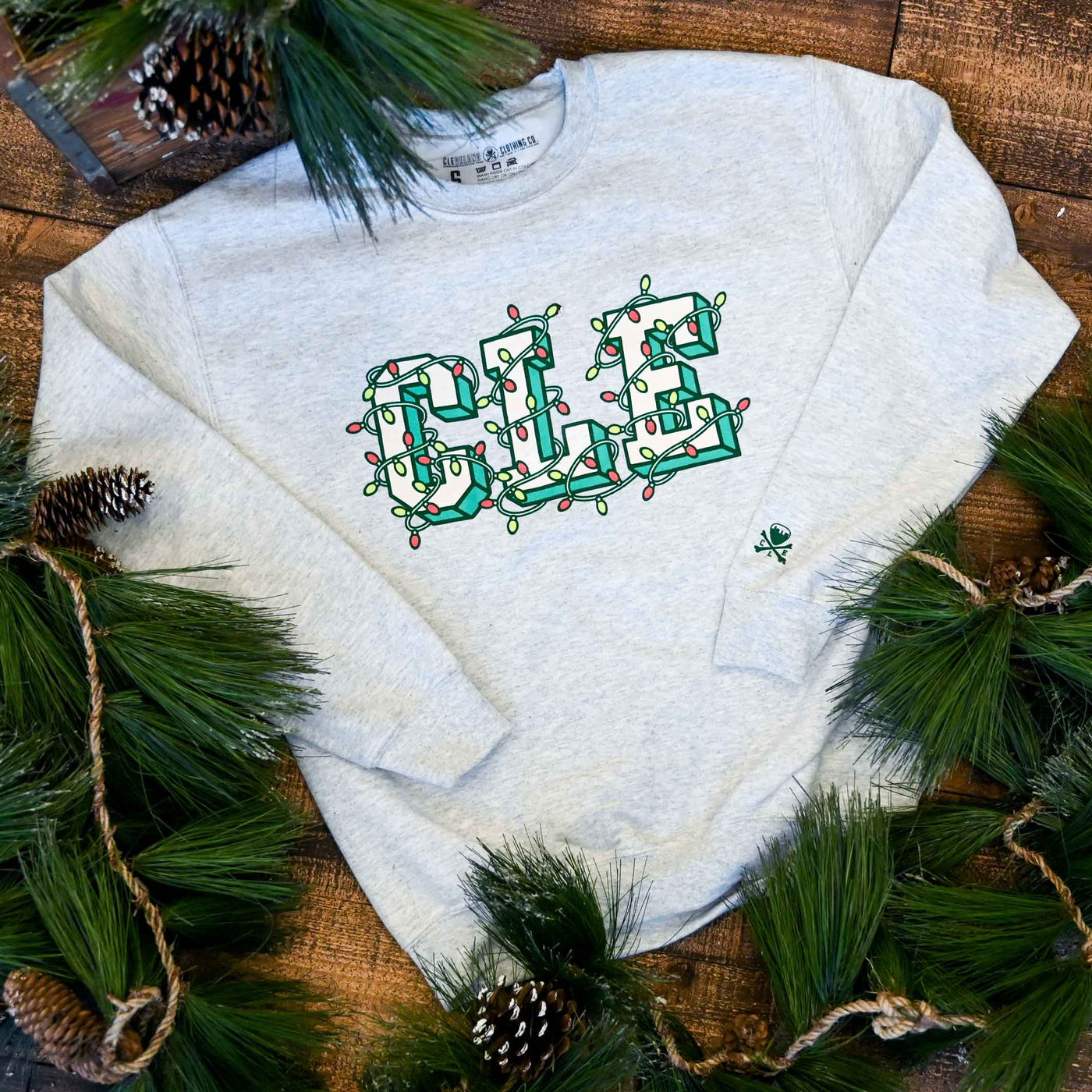CLE Holiday Lights - Unisex Crewneck Sweatshirt